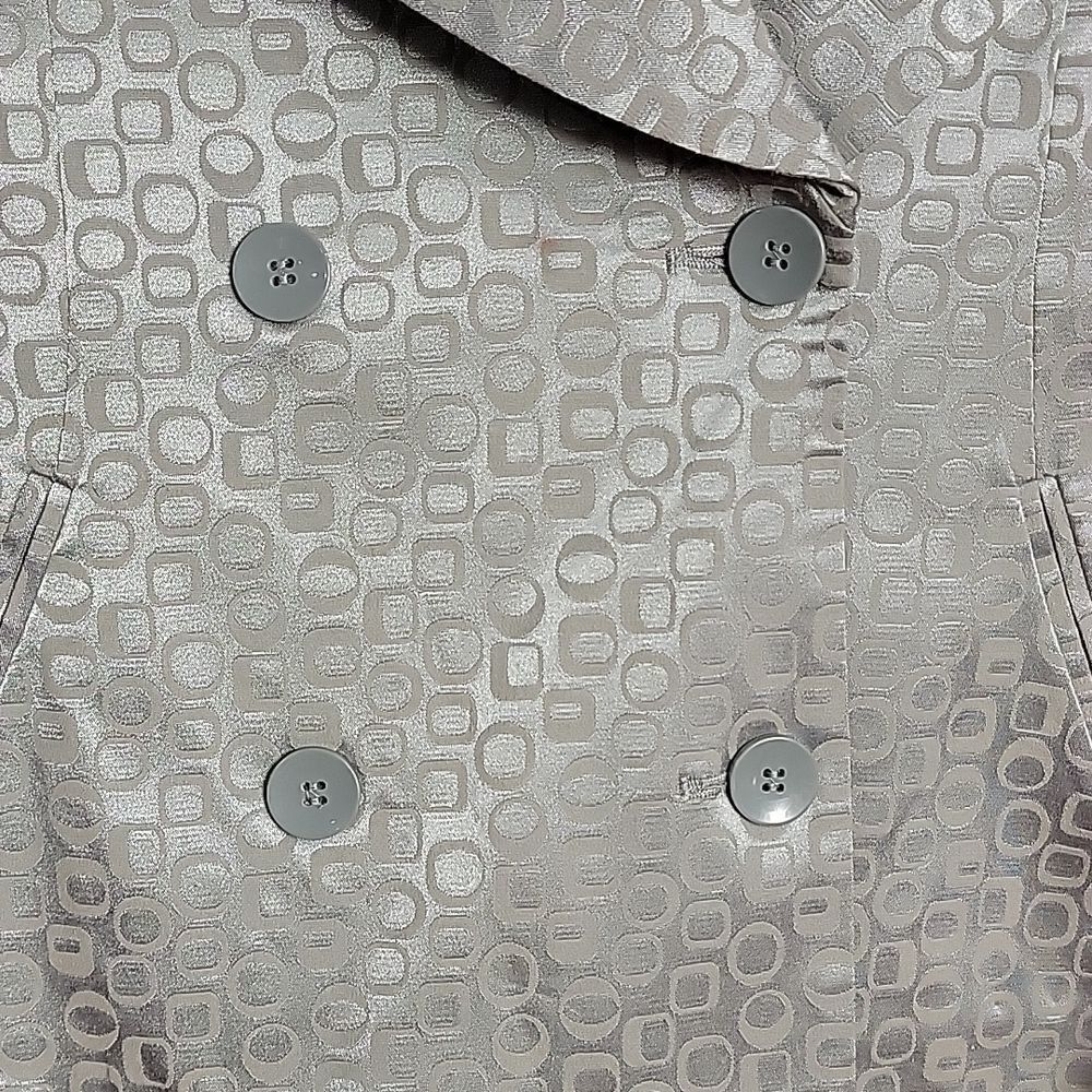 VERTIGO PARIS.. cropped gray/silvery jacket.. - Picture 4 of 12